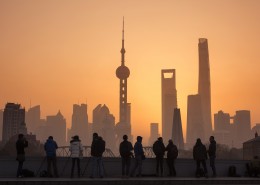 上海魔都的日出风景图片(12张)