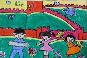 六一儿童节表演的画作品之欢歌与热舞