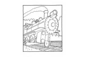 火车图片 蒸汽火车简笔画图片