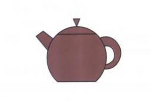 茶壶简笔画画法