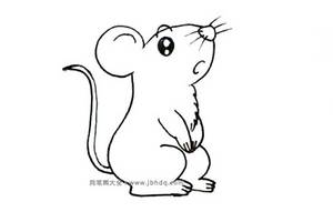 超萌的小老鼠简笔画
