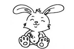 兔子简笔画大全 可爱的卡通兔子简笔画