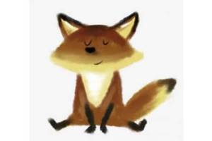 儿童画教程 狐狸简笔画步骤图