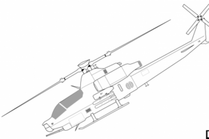 贝尔ah - 1 z毒蛇直升机