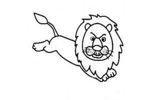狮子简笔画（一）