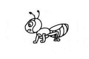 卡通蚂蚁简笔画图片