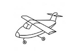 简单的滑翔机简笔画