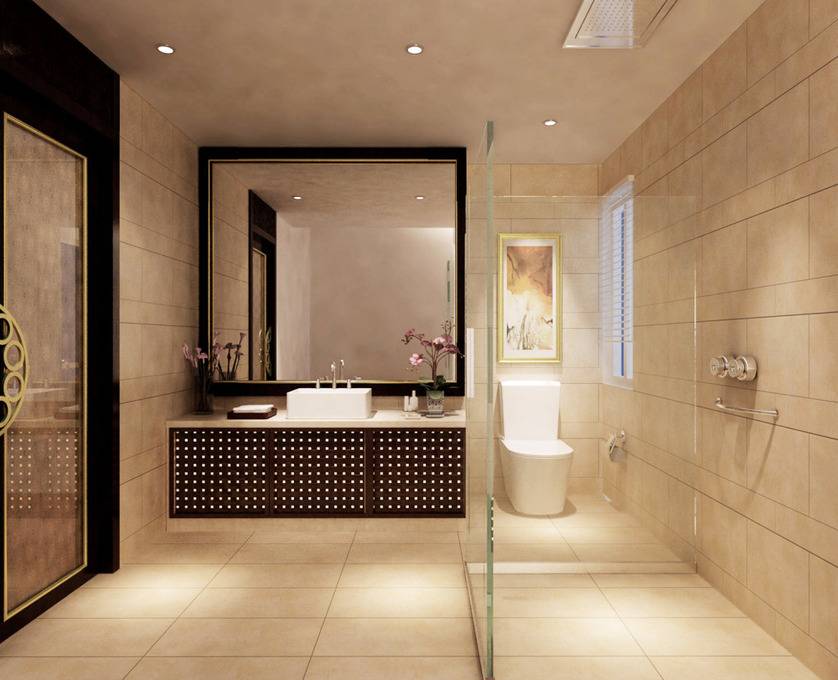 现代简约浴室淋浴房装修案例