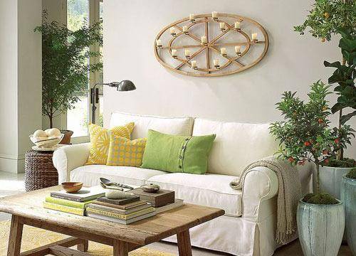 自然温馨沙发茶几设计方案