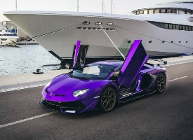 兰博基尼Aventador SVJ，紫色帅还是