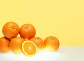 一组超清晰的橙子特写图片欣赏