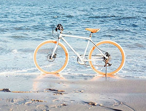 LR调色，沙滩自行车调色实例