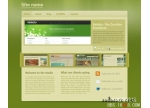 Photoshop制作漂亮的绿色风格的网页模板