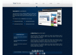 Photoshop教程:制作深蓝色质感网站模板