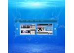 Photoshop美工教程：水中的网页设计教程