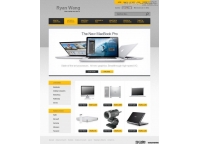 ps设计时尚风格数码科技电子商务网站模