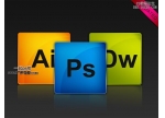 用ps制作Adobe CS4系列logo