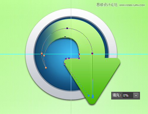 绘制立体QQ旋风下载软件图标的PS教程