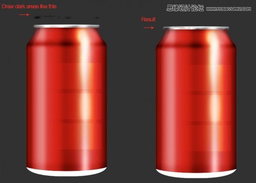 繪制可口可樂易拉罐圖片的Photoshop教程