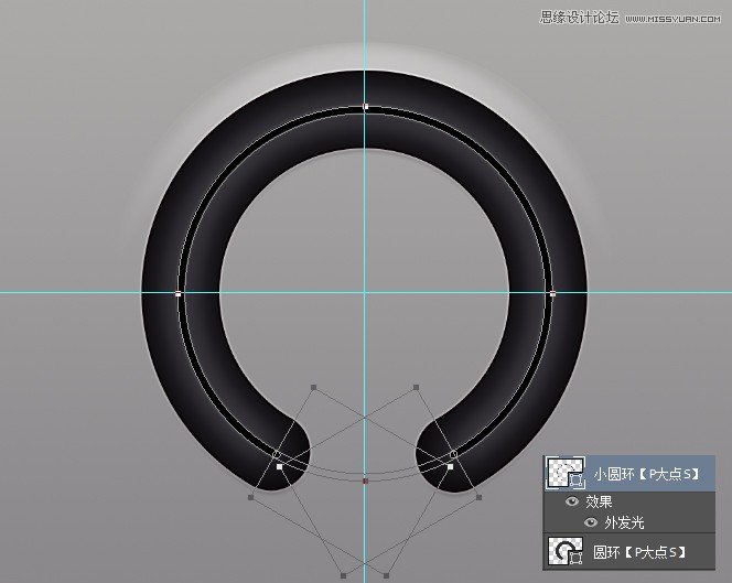 绘制金属质感噪声分贝检测仪图标的PS教程