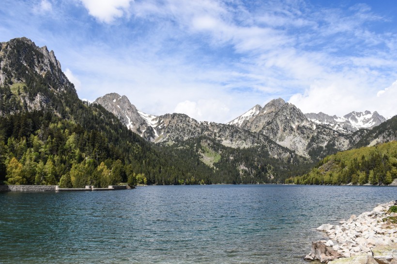 秀美的山川湖泊风景图片