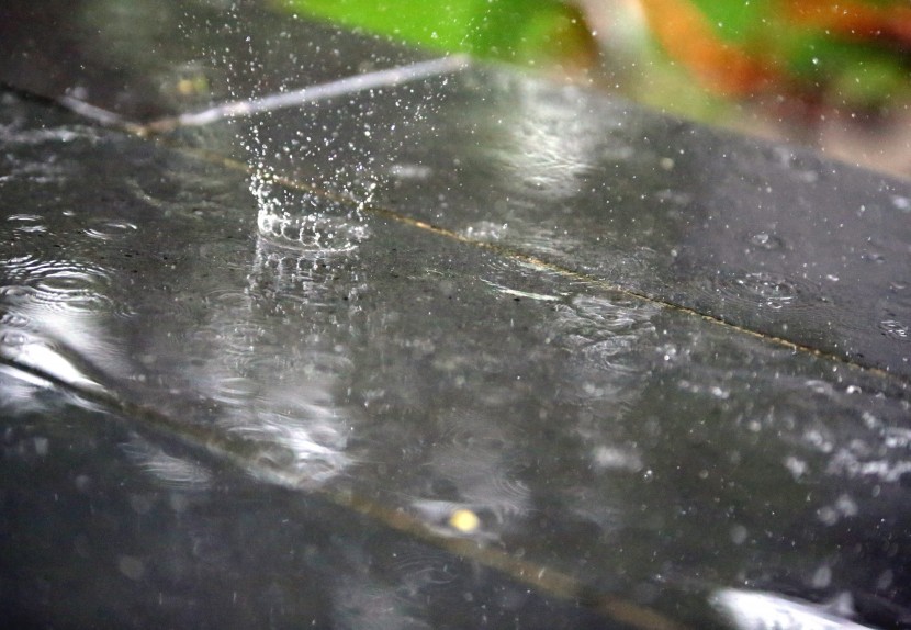 倾盆的大雨图片