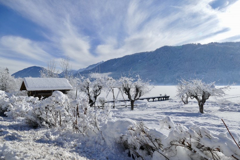 唯美冰雪风景图片