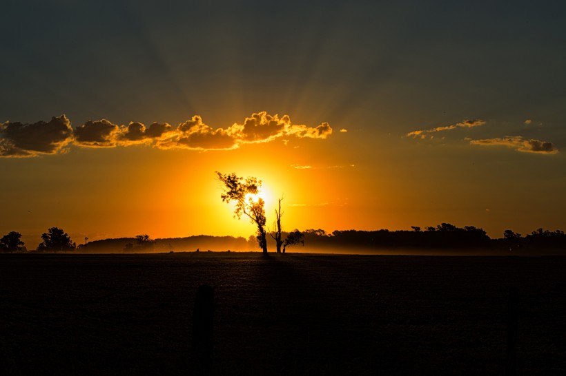 美丽的夕阳风景图片