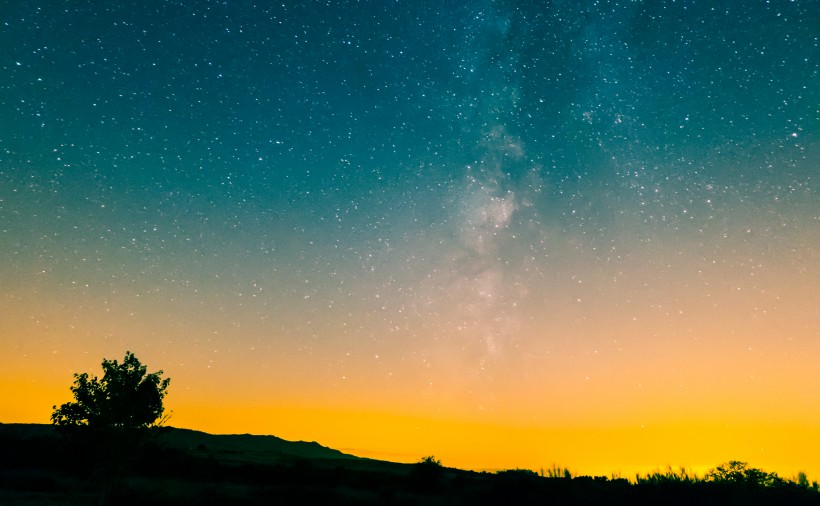 美麗的夕陽景色圖片