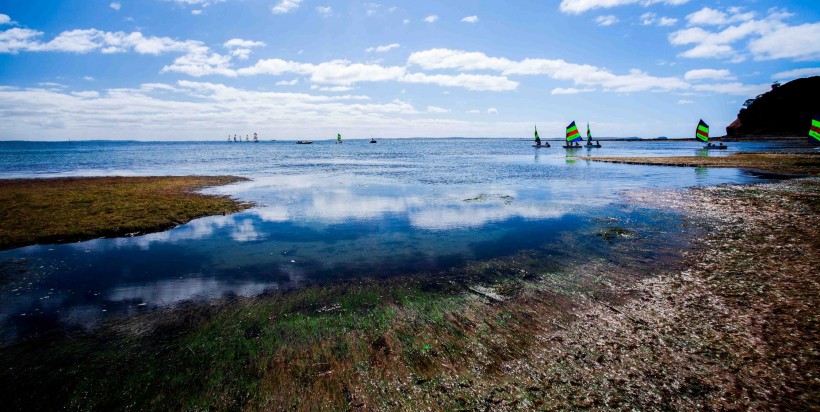 美丽的海湾风光图片