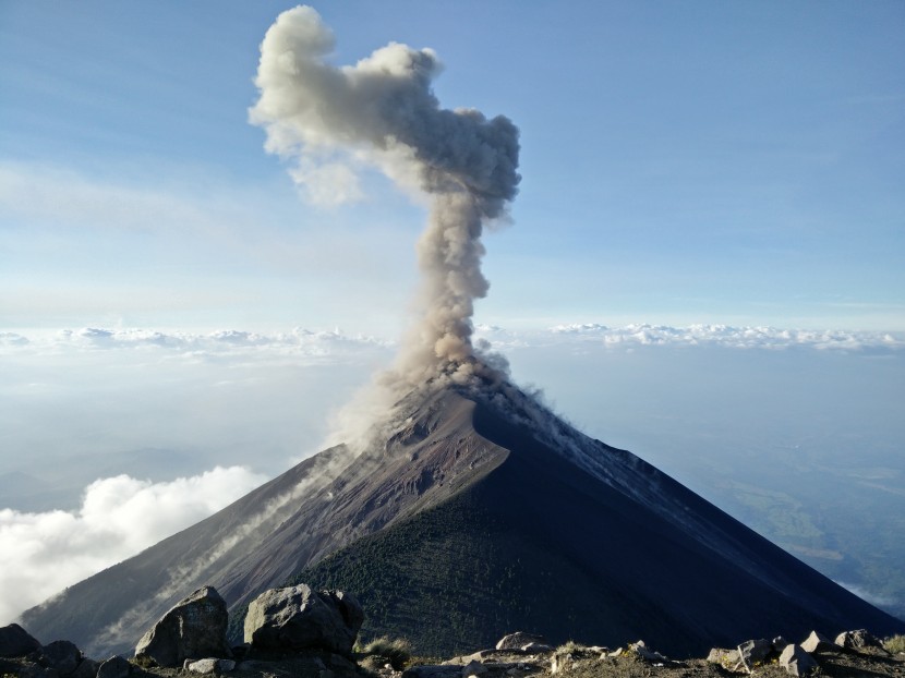 壯觀的火山噴發(fā)圖片