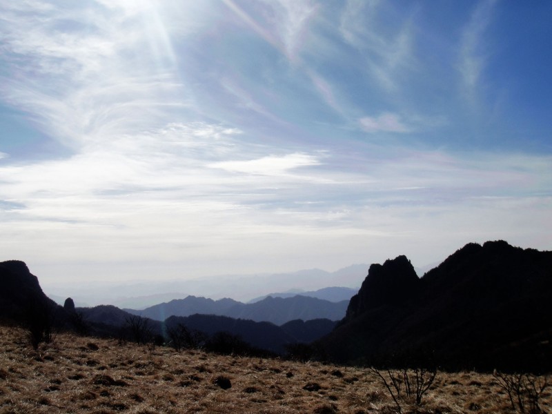 秦岭风景图片