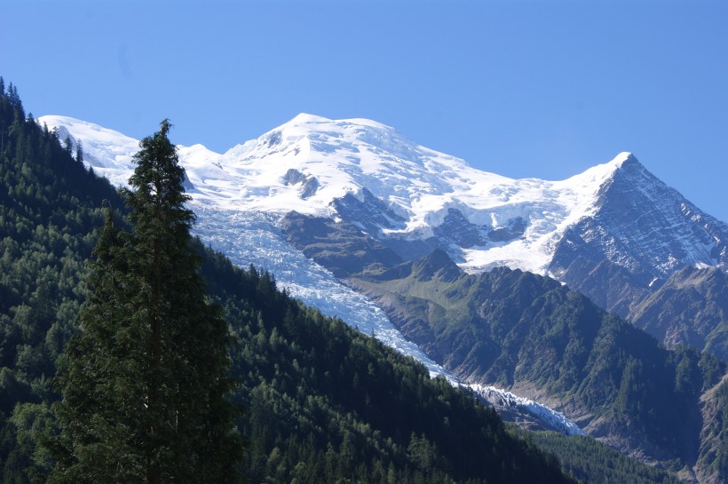 巍峨雄壮的阿尔卑斯雪山图片