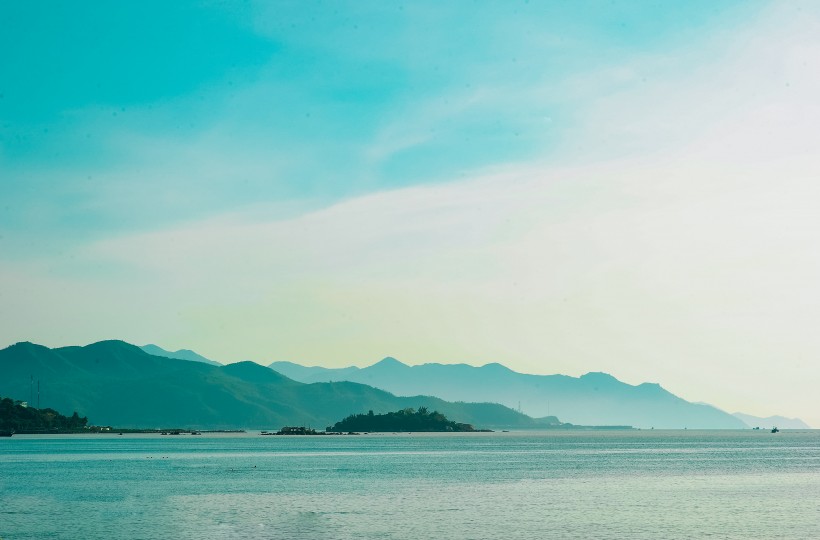 美麗的海景圖片