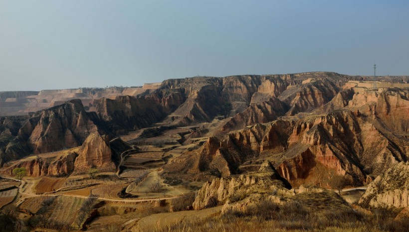 黄土高原风景图片