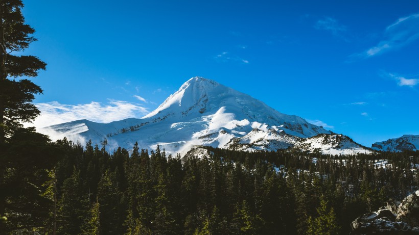 美丽的雪山图片