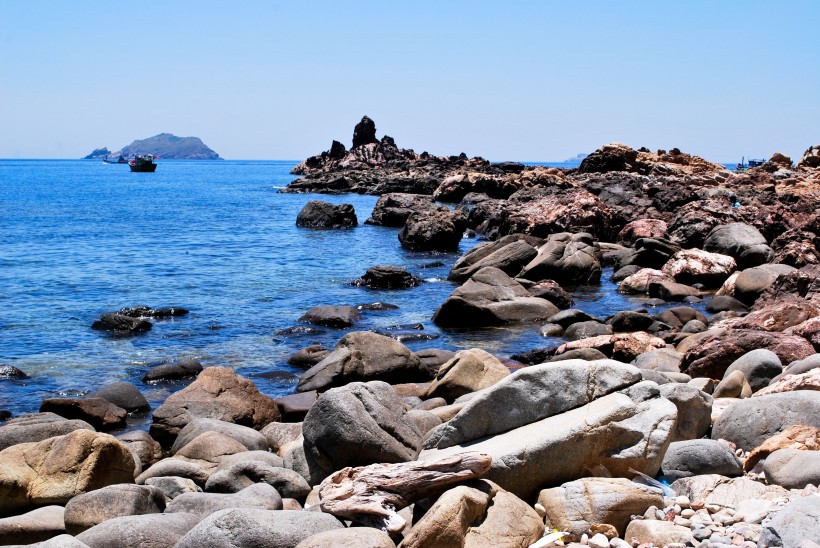 海滨海礁风景图片