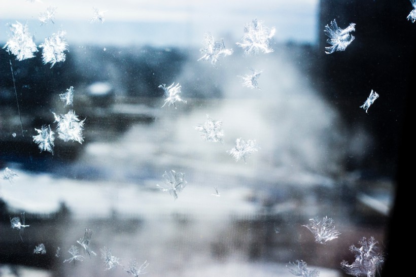 晶莹剔透的雪花图片