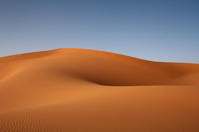 荒凉壮阔的沙漠风景图片