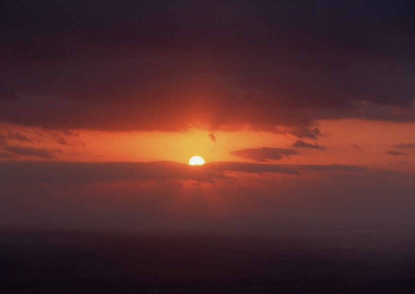 日落夕阳图片