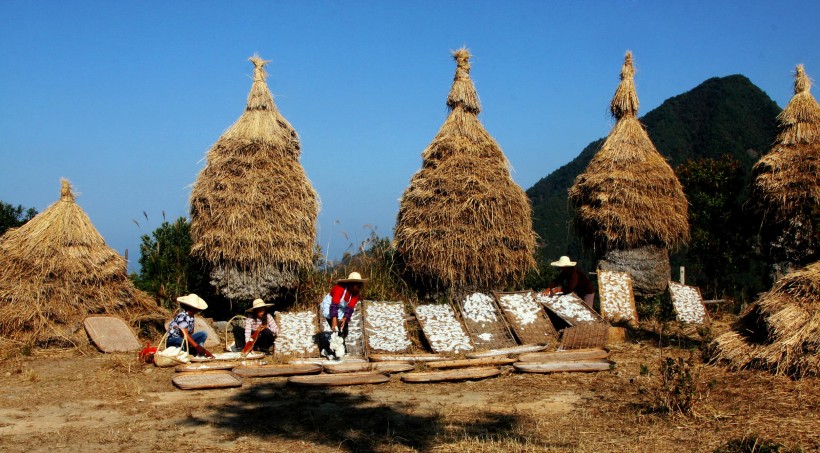 草垛子风光图片