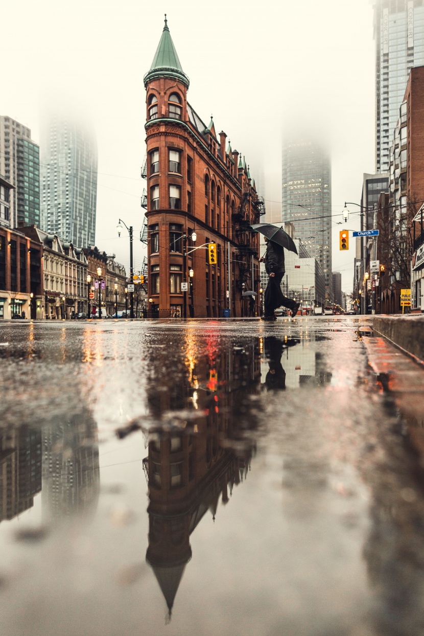 唯美的下雨天圖片