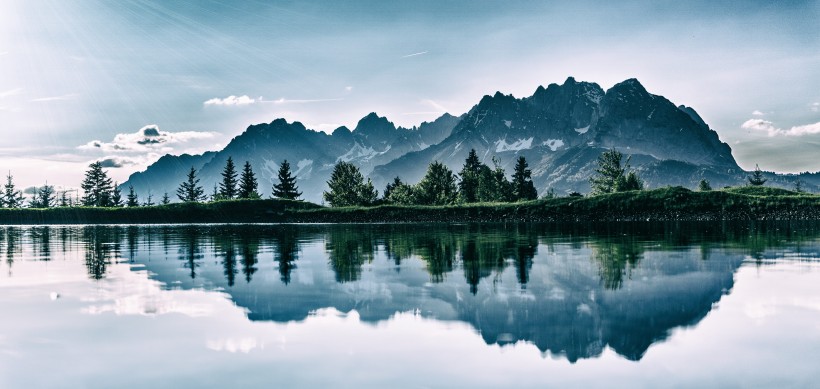 地球之肺綠色森林自然風(fēng)景圖片