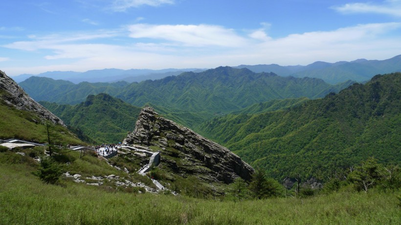 秦岭风景图片