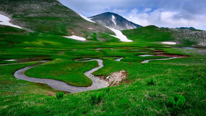 绿色清新自然风景图片