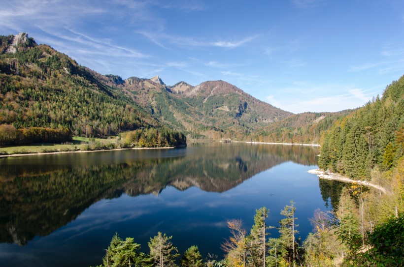 秀美的山川湖泊风景图片