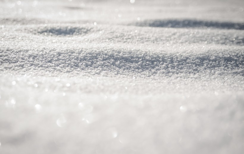 冬天下雪时的美景图片