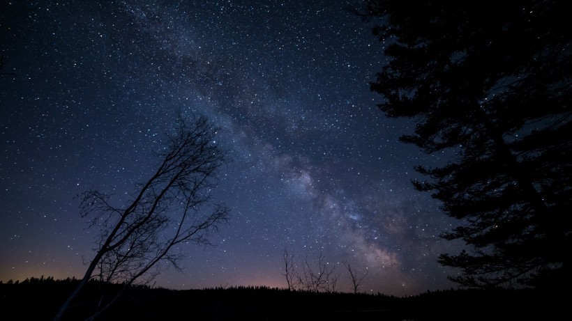 浩瀚的星空风景图片