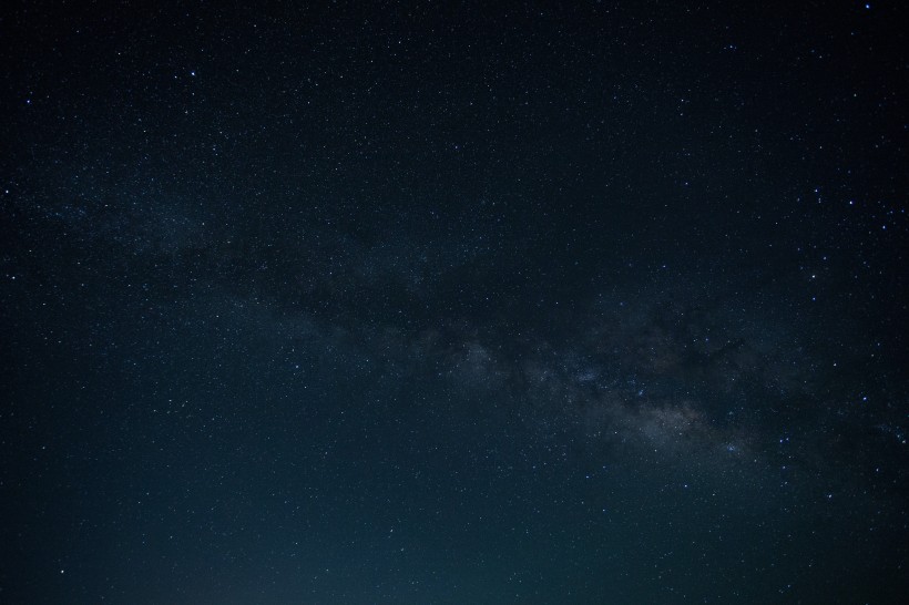 耀眼明亮的星空风景图片