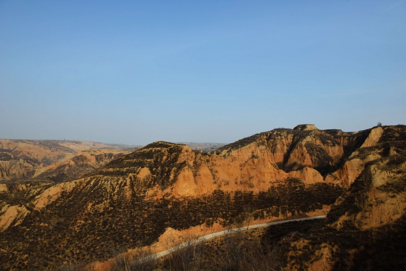 黄土高原风景图片